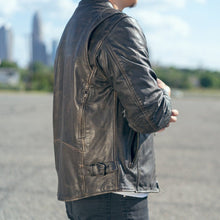 Load image into Gallery viewer, Indy Men's Motorcycle Leather Jacket
