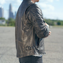 Load image into Gallery viewer, Indy Men's Motorcycle Leather Jacket
