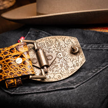 Load image into Gallery viewer, Iowa Belt Mustard / Brown
