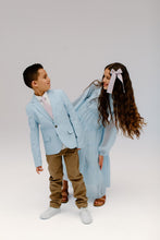 Load image into Gallery viewer, Iris Stripe Lady Hair Bow
