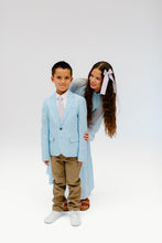 Load image into Gallery viewer, Iris Stripe Lady Hair Bow
