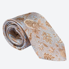 Load image into Gallery viewer, Medici - Printed Silk Tie - Dusty Blue
