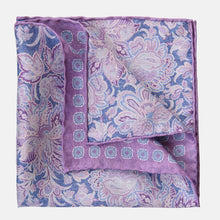 Load image into Gallery viewer, Assisi - Double Sided Silk Pocket Square - Lavender
