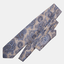 Load image into Gallery viewer, Cortina - Silk Jacquard Tie - Warm Pewter
