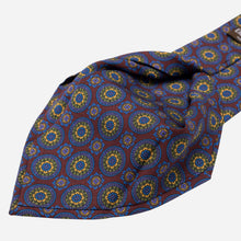 Load image into Gallery viewer, La Vigna - Printed Wool &amp; Silk Tie - Burgundy
