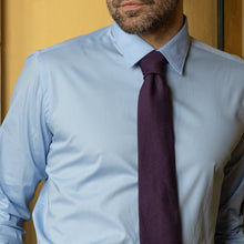 Load image into Gallery viewer, Plum - Silk Grenadine Tie
