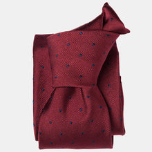 Load image into Gallery viewer, Pisa - Silk Jacquard Tie - Burgundy

