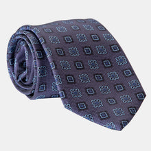 Load image into Gallery viewer, Trento - Silk Jacquard Tie - Plum
