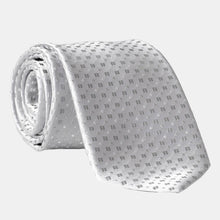 Load image into Gallery viewer, Barbera - Silk Jacquard Tie - Silver

