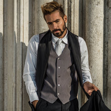 Load image into Gallery viewer, Barbera - Silk Jacquard Tie - Silver
