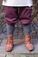 Load image into Gallery viewer, Rus Pants Ivar Herringbone Burgundy/Grey
