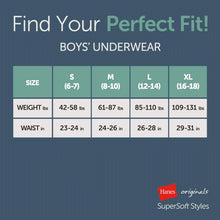 Load image into Gallery viewer, Hanes Boys Originals Boxer Brief Underwear, Supersoft Boxer Briefs For Boys, Assorted 5-Pack Medium Black 5-pack - # BOAA11410004
