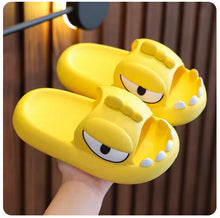 Load image into Gallery viewer, Cute Cartoon Monster Slippers – Non-Slip Platform Slides for Kids &amp; Adults" - # BOAA73410011
