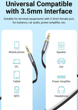 Load image into Gallery viewer, Jack 3.5mm Aux Cable  3.5mm Audio Cable Jack  Headphones Speaker Cable Male Stereo Audio Cable Fabric Braided Compatible For Headphones Smartphone Car Stereos
