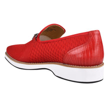 Load image into Gallery viewer, Jack Mens Leather Textile Casual Loafers
