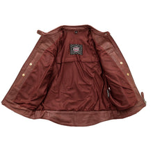 Load image into Gallery viewer, Jada - Women's Perforated Motorcycle Leather Jacket
