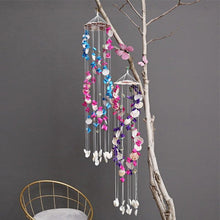 Load image into Gallery viewer, Japanese Wind Chimes Bells Hanging Ornaments Mobile Portable Waterproof Outdoor Wind-chime Mediterranean Style Home Garden Yard Decoration Natural Shell Wind Chimes Birthday Gifts

