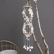 Load image into Gallery viewer, Japanese Wind Chimes Bells Hanging Ornaments Mobile Portable Waterproof Outdoor Wind-chime Mediterranean Style Home Garden Yard Decoration Natural Shell Wind Chimes Birthday Gifts
