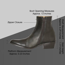 Load image into Gallery viewer, Jazzy Jackman Leather Ankle Length Boots for Men
