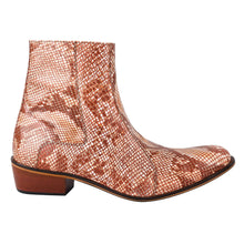 Load image into Gallery viewer, Jazzy Jackman Leather Print Ankle Length Boots
