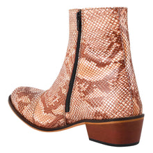 Load image into Gallery viewer, Jazzy Jackman Leather Print Ankle Length Boots
