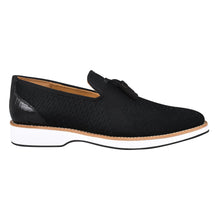 Load image into Gallery viewer, Jean Leather Textile Casual Loafers
