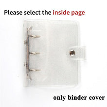 Load image into Gallery viewer, Jelly Color Photo Album for Mini Card Photo Sticker Album Mini Photo Album Transparent Glitter Card Holder Gifts For Valentine Gifts for Friends
