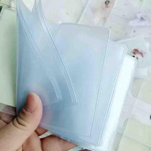Load image into Gallery viewer, Jelly Color Photo Album for Mini Card Photo Sticker Album Mini Photo Album Transparent Glitter Card Holder Gifts For Valentine Gifts for Friends
