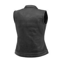 Load image into Gallery viewer, Jessica Perforated Women's Motorcycle Leather Vest
