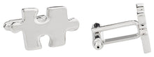Load image into Gallery viewer, Jigsaw Puzzle Cufflinks (Autism Awareness Month)
