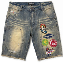 Load image into Gallery viewer, M941 Mondo Patch Denim Shorts - Dirt (NOT SOLD SEPARATELY - Add M441 Mondo to your Cart)
