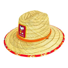Load image into Gallery viewer, Peter Grimm Peanuts Joe Cool Junior - Childrens Straw Lifeguard Hat
