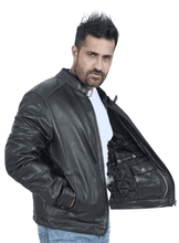 Load image into Gallery viewer, John Biker Leather Jacket
