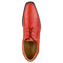 Load image into Gallery viewer, Jostin Genuine Leather Lizard Print Oxford Style Dress Shoes For Men
