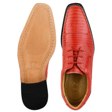 Load image into Gallery viewer, Jostin Genuine Leather Lizard Print Oxford Style Dress Shoes For Men
