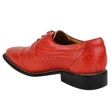 Load image into Gallery viewer, Jostin Genuine Leather Lizard Print Oxford Style Dress Shoes For Men
