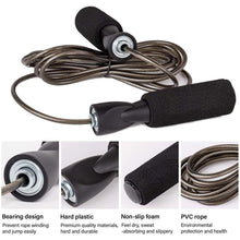 Load image into Gallery viewer, Jump Rope Speed Jumping Steel Wire Double  Skipping Workout Fitness Training Adjustable Length Ropeless Skipping Rope Weighted Jump Rope Tangle-Free Rapid Speed Cordless Jump Rope Fits Any Skill Level Best For Fitness Indoor Ourdoor

