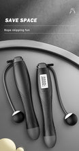 Load image into Gallery viewer, Jump Rope With Counter Adjustable Digital Counting Jumping Rope LCD Digital Counting Skipping Ropes Adjustable Weight Calories Time Setting With Sound Reminder Jump Ropes For Fitness Exercise Workout Gym
