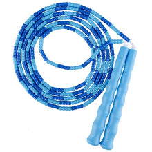 Load image into Gallery viewer, Jump Skipping Rope Beginner Soft Beaded Adjustable Tangles Free Fitness Skipping Rope For Men Women Kids Soft Beaded Skipping Rope Keeping Fit For Training Workout And Weight Loss
