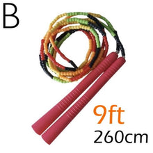 Load image into Gallery viewer, Jump Skipping Rope Beginner Soft Beaded Adjustable Tangles Free Fitness Skipping Rope For Men Women Kids Soft Beaded Skipping Rope Keeping Fit For Training Workout And Weight Loss
