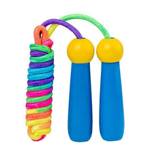 Load image into Gallery viewer, Jumping Wooden Handle Ergonomic School Adjustable Length Portable Training Skipping Rope Indoor Outdoor Wooden Handle Jumping Ropes Adjustable Skipping Rope For Boys And Girls Fitness Exercise Outdoor Activity 2.4m
