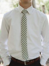 Load image into Gallery viewer, Juniper Stripe Boys Tie
