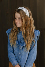 Load image into Gallery viewer, Juniper Stripe Knotted Headband
