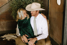 Load image into Gallery viewer, Juniper Stripe Darling Hair Bow
