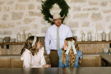 Load image into Gallery viewer, Juniper Stripe Lady Hair Bow
