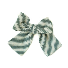 Load image into Gallery viewer, Juniper Stripe Petite Hair Bow
