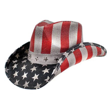 Load image into Gallery viewer, Peter Grimm Justice - Straw Cowboy Hat
