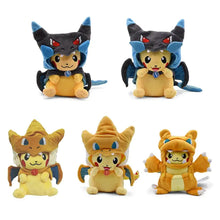 Load image into Gallery viewer, 24 Pcs Pokemon Pikachu Cosplay Toys Charizard Snorlax Garchomp Tyranitar Hydreigon Anime Stuffed Plush Cartoon Peluche Dolls - # BOT&amp;G512610001

