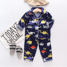 Load image into Gallery viewer, IENENS Girls' Long-Sleeved Pajama Set (Ages 1-4) - # BAAA81810022

