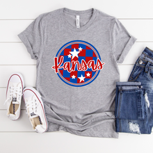 Load image into Gallery viewer, Kansas Circle Stars Tee OR Sweatshirt
